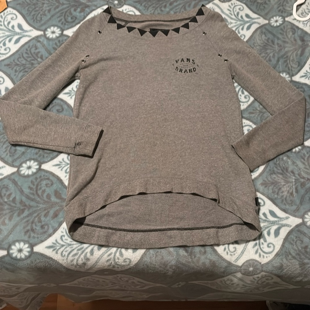 Used XS, Vans off the shoulder sweatshirt